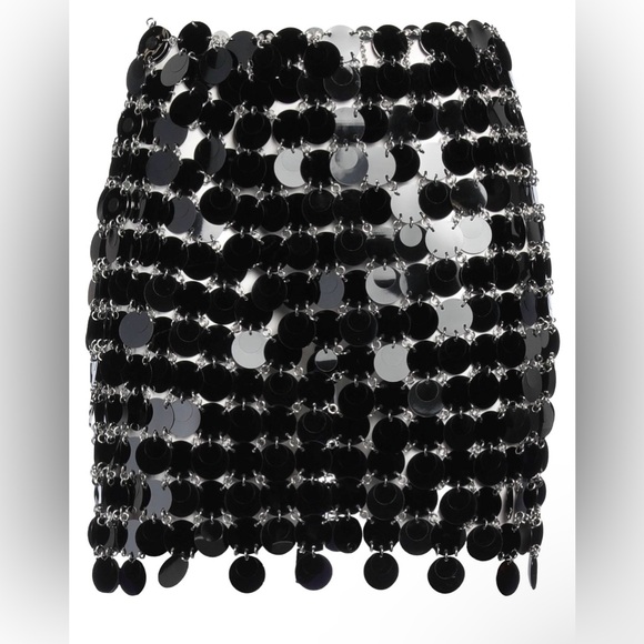 Paco Rabanne Sequined Mini Skirt size FR 38/US 6 - Picture 1 of 7